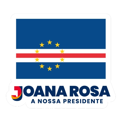 Sticker bandeira de Cabo Verde