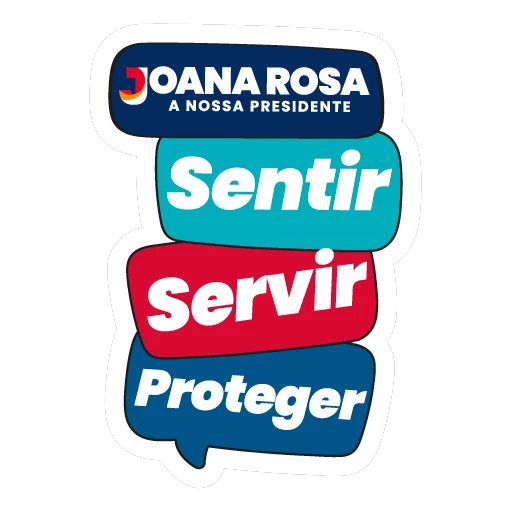 Sticker Sentir, Servir, Proteger